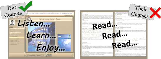 Our courses vs. their courses
